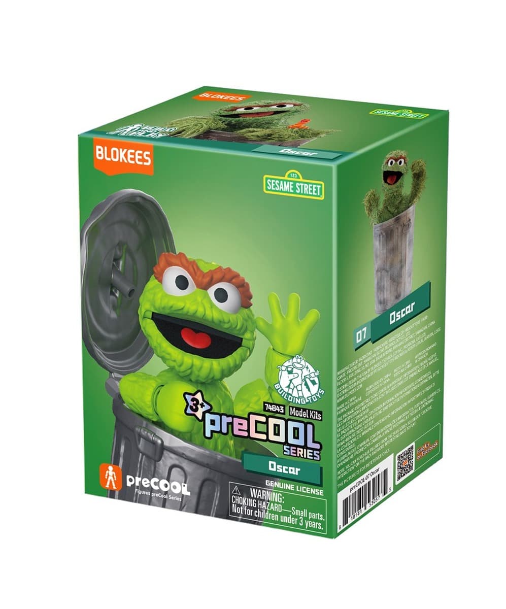 Figurka OSCAR z Muppetów BLOKEES SESAME STREET preCOOL S1