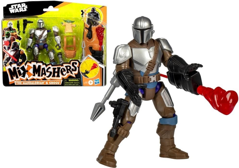 Figurka Star Wars MixMashers Mandalorian i Grogu 12 cm