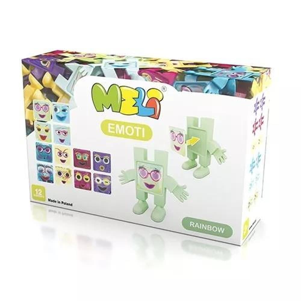 Figurki Emoti Rainbow do nauki relacji dla dzieci