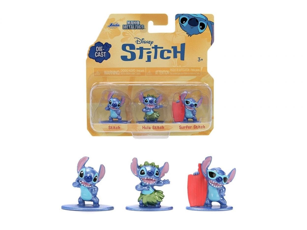 Stitch Jada metalowe figurki 4cm 3 sztuki