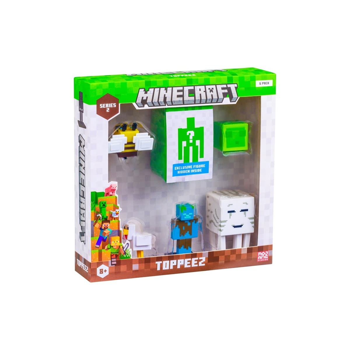 Figurki Minecraft Seria 2 - Zestaw Deluxe 6 sztuk (asortyment)
