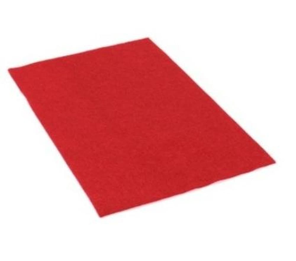 Filc dekoracyjny Penword czerwony 20x30 cm - 10 sztuk do projektów kreatywnych