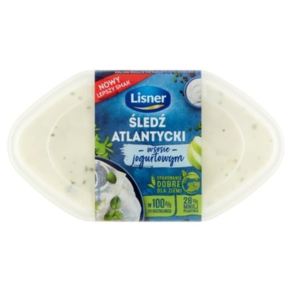 Śledź atlantycki w sosie grzybowym z borowikami Lisner 280g