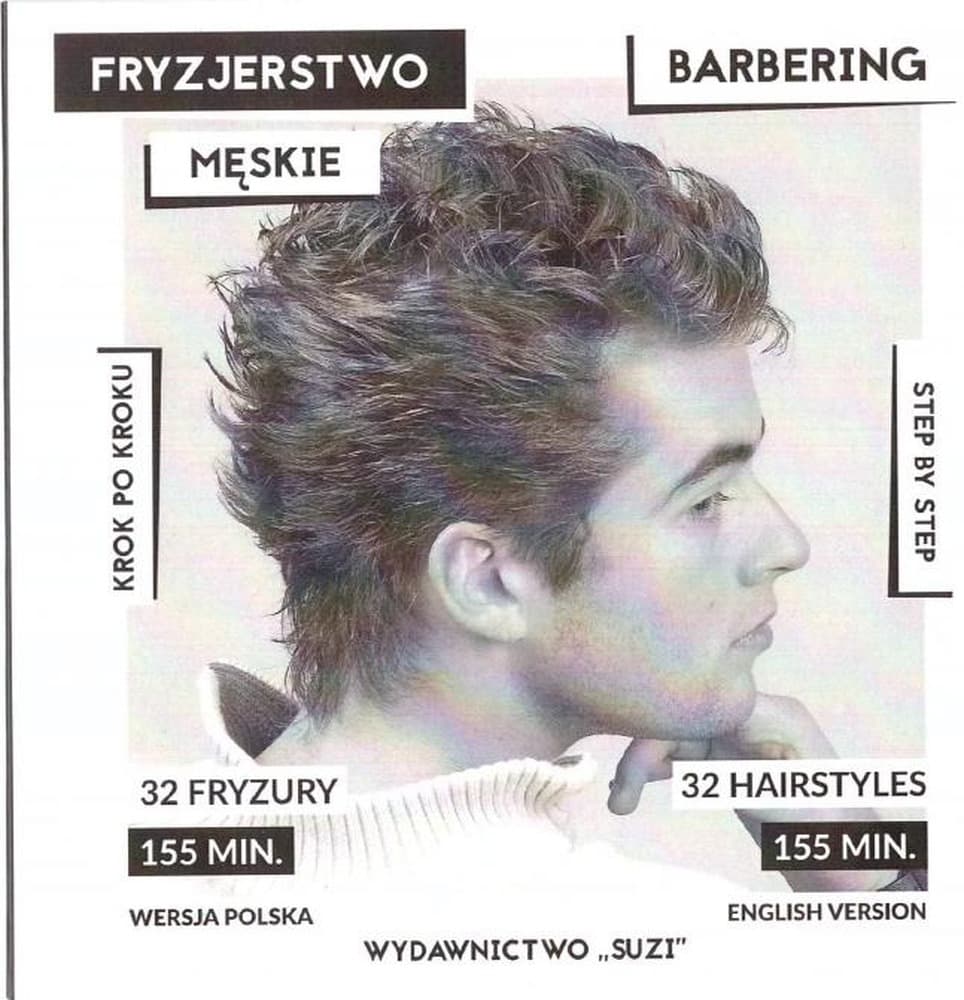 Film instruktażowy fryzjerstwo męskie 32 fryzury Suzi