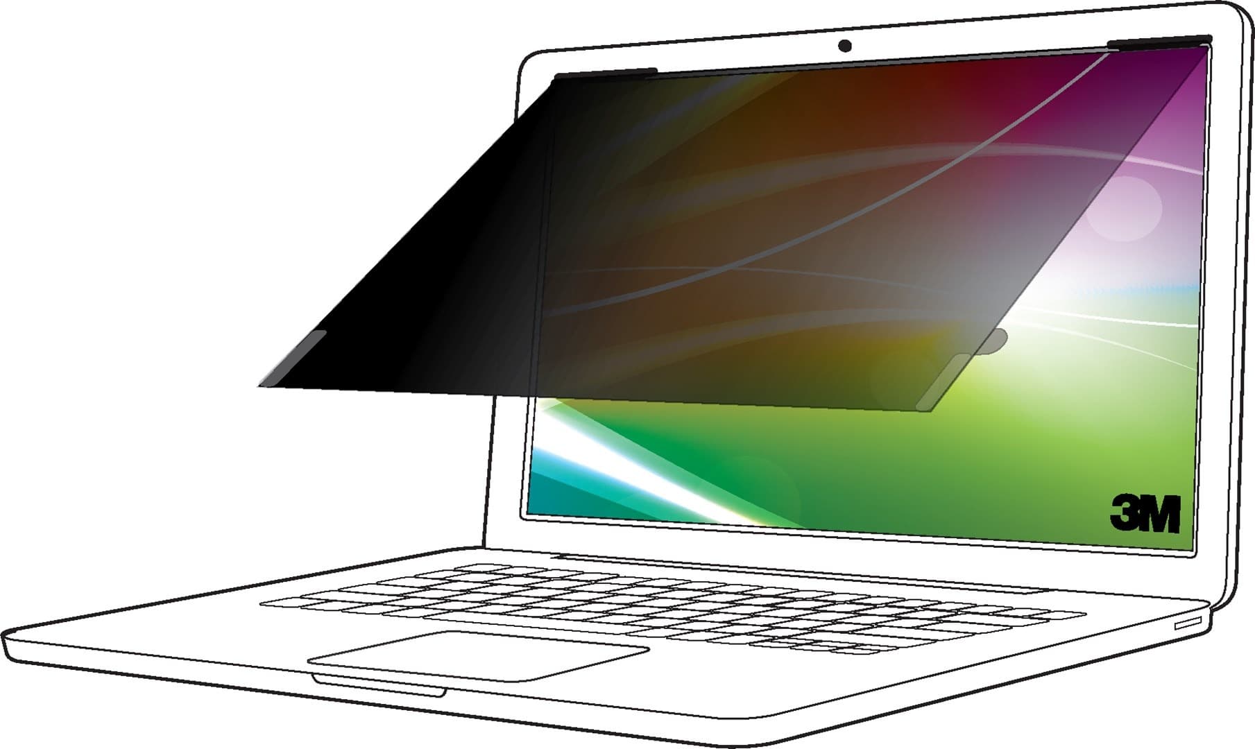 Filtr prywatności ekranu 3M Bright Screen