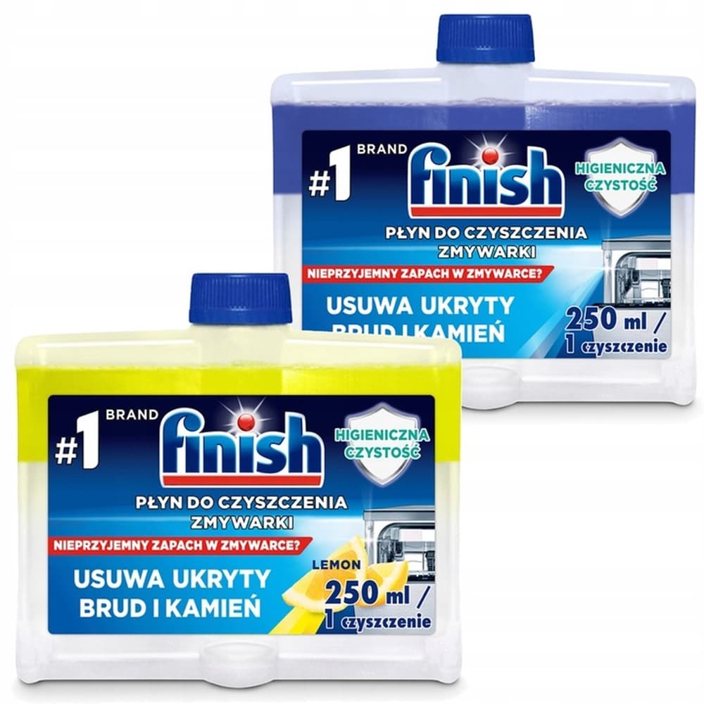 FINISH Duopack płyn do czyszczenia zmywarki cytrynowy 2x250ml