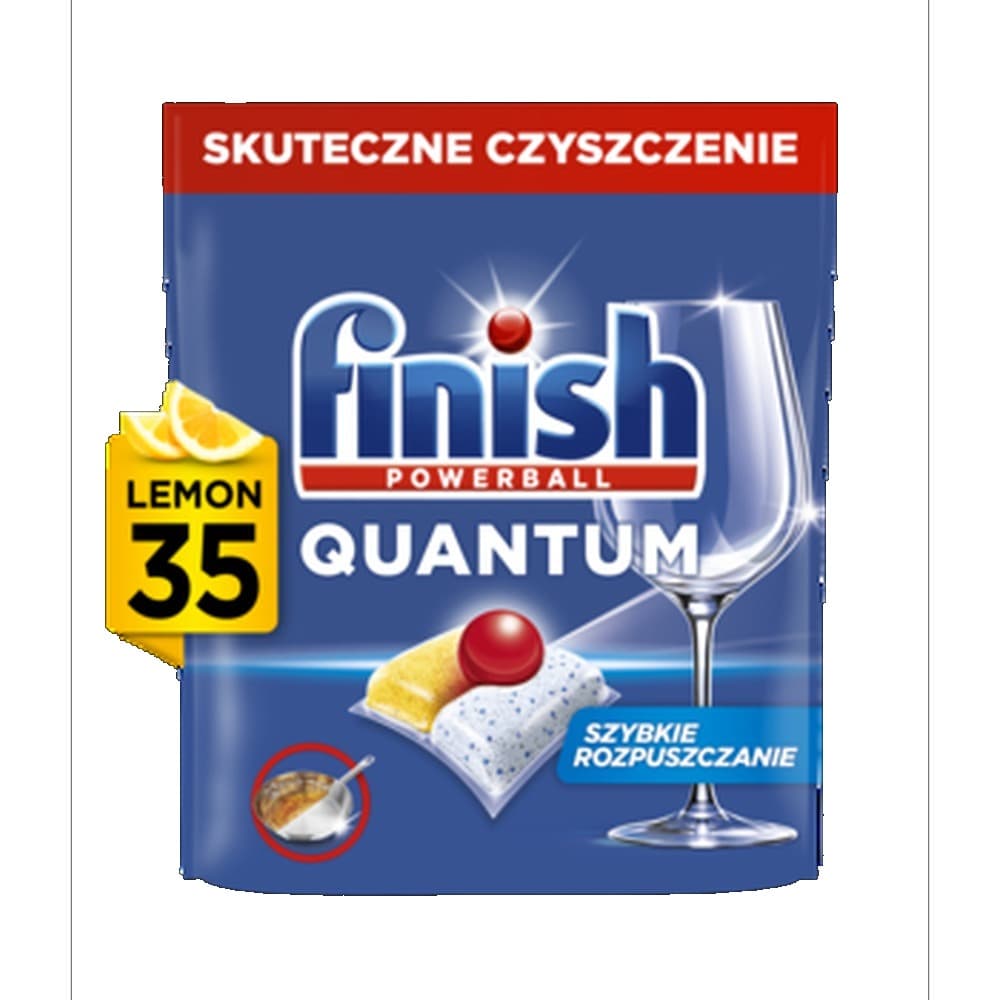 Finish Quantum Kapsułki do zmywarki 35 sztuk Lemon