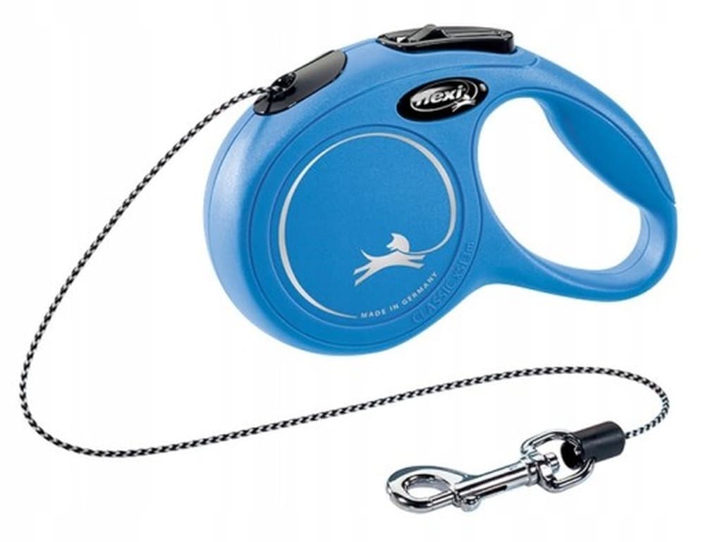 Flexi smycz automatyczna New Classic XS linka 3 m dla psa do 8 kg niebieska