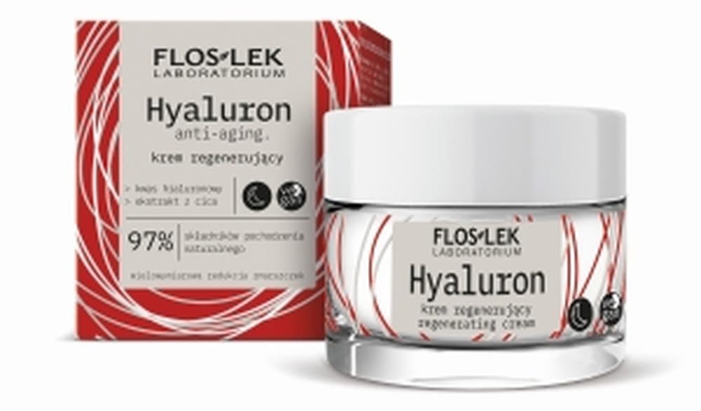 Flos-Lek Hyaluron Krem na noc do regeneracji skóry 50 ml