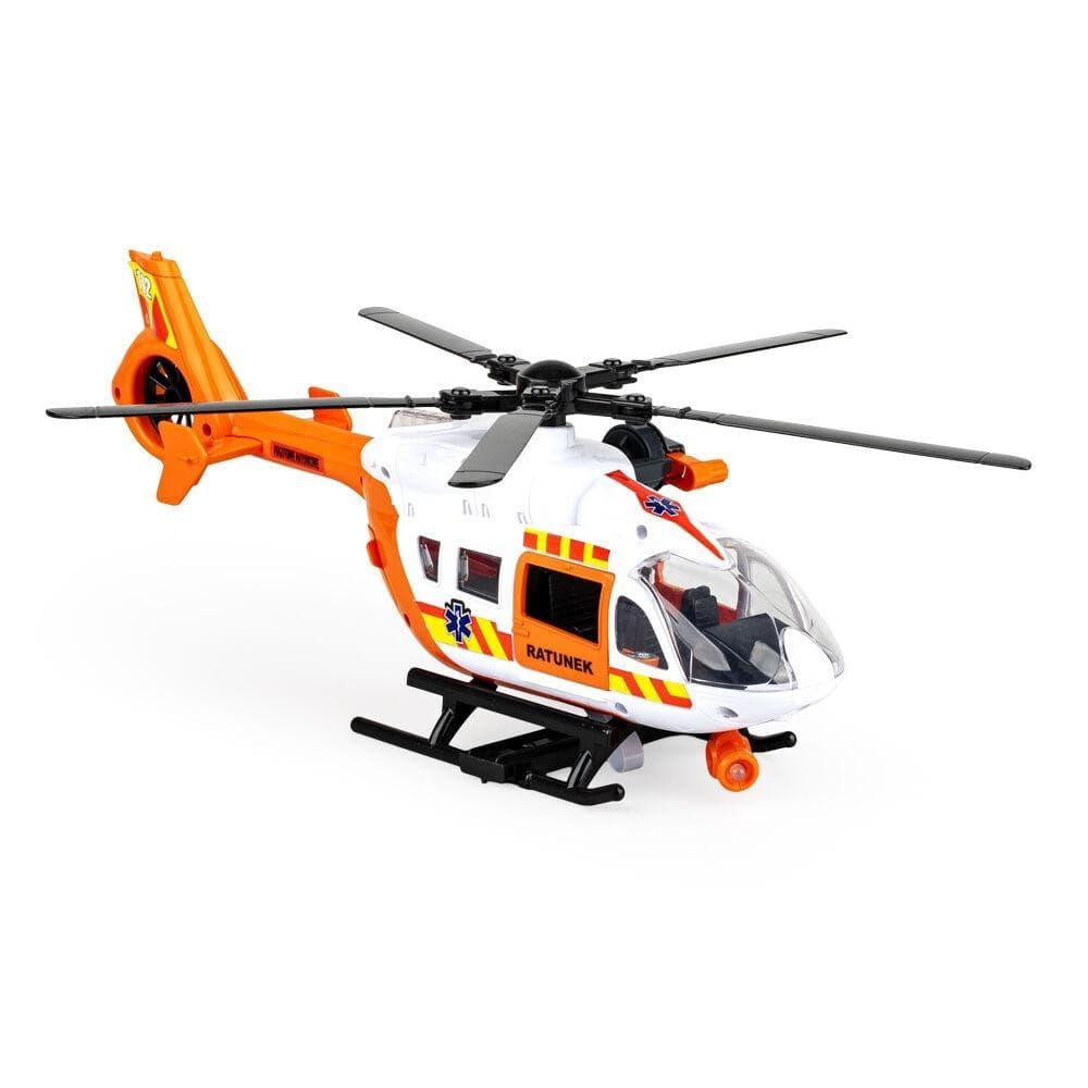 Helikopter ratunkowy Flota Miejska z efektami dźwiękowymi i świetlnymi dla dzieci