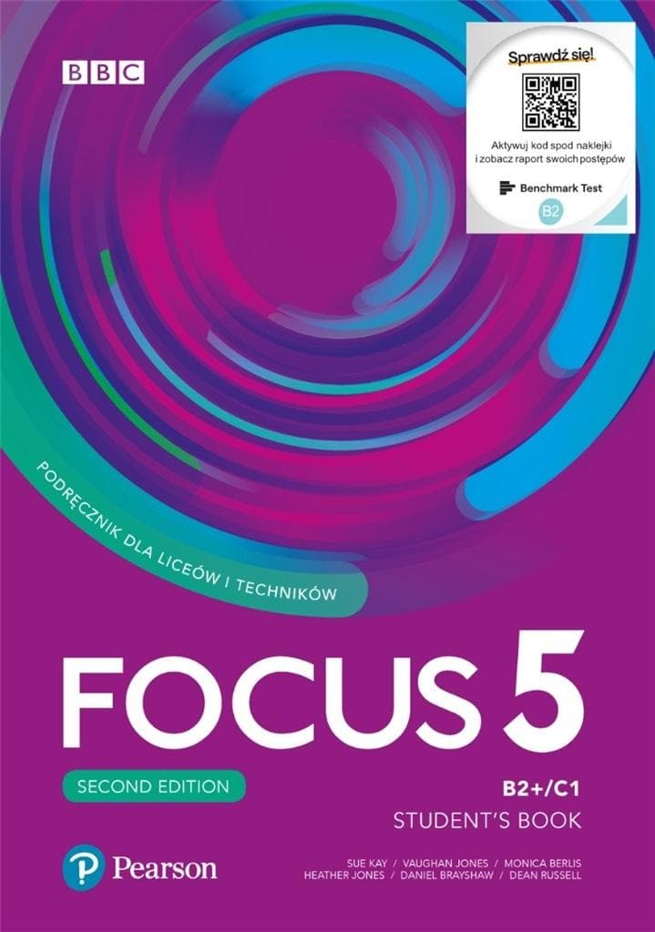 Podręcznik Pearson Focus 5 i materiały cyfrowe dla liceum
