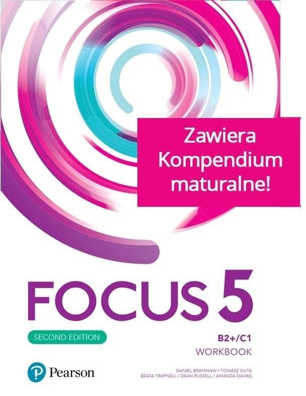 Zeszyt ćwiczeń Pearson Focus 5 z MyEnglishLab dla liceum i technikum