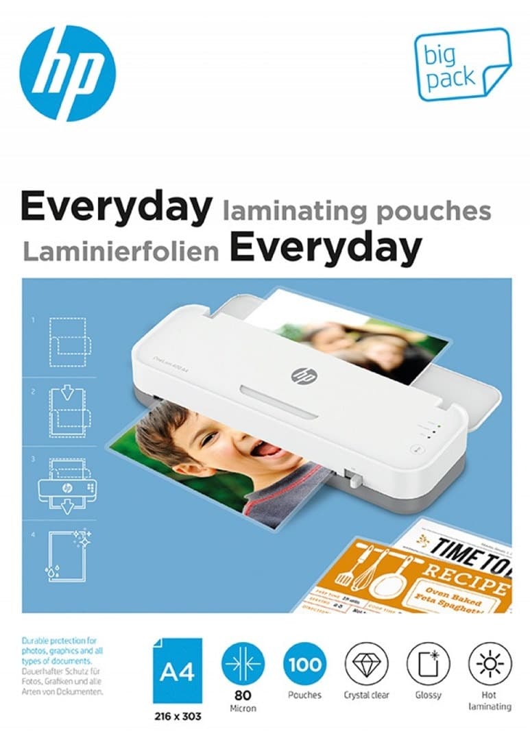 HP Everyday Folia laminacyjna A4 80 mikronów 100 szt.