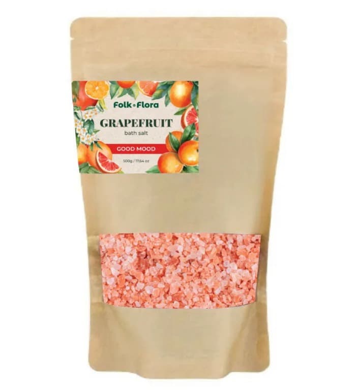 Folk&Flora Sól do kąpieli Grejpfrut 500 g
