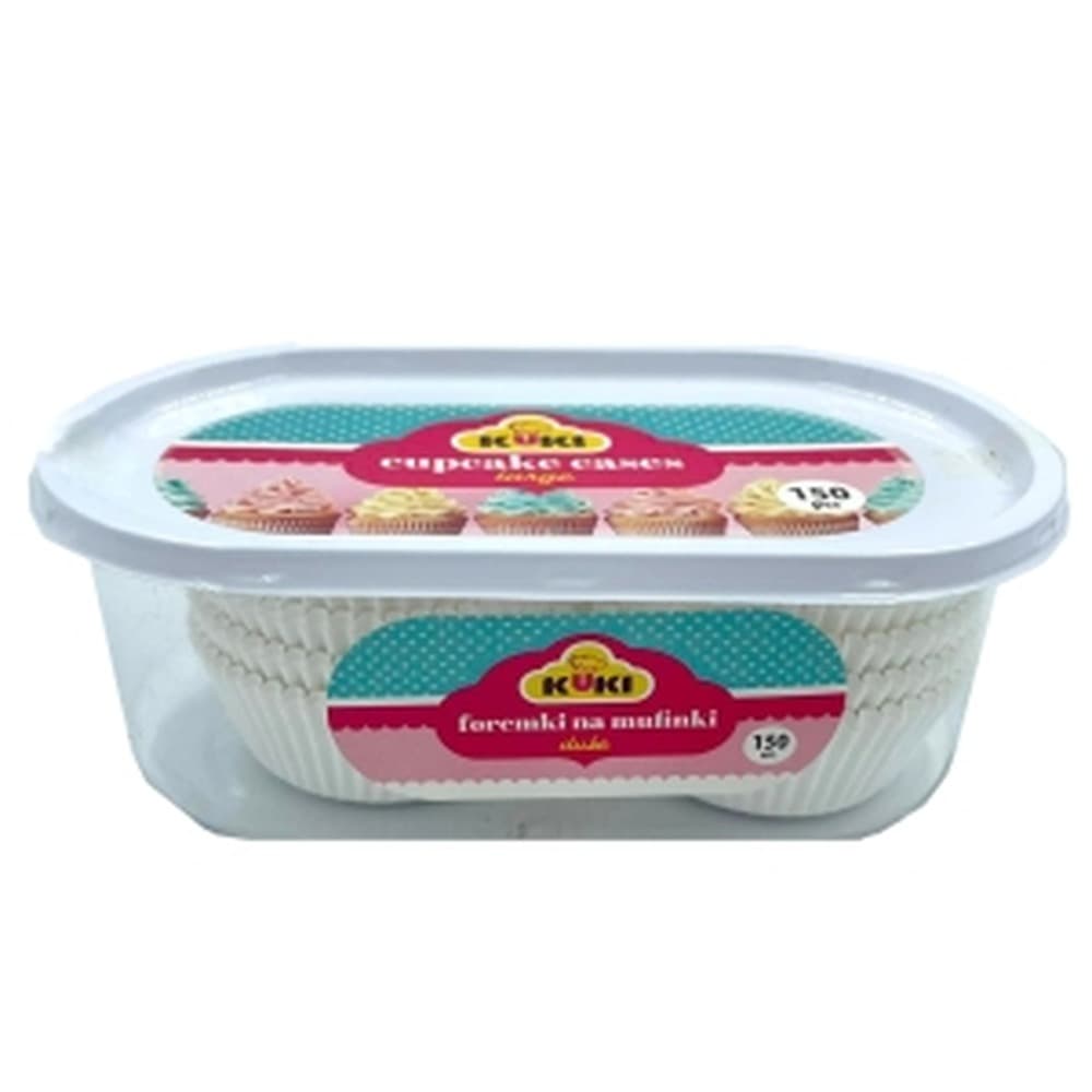 Kuki Foremki papierowe do muffinek 150 sztuk