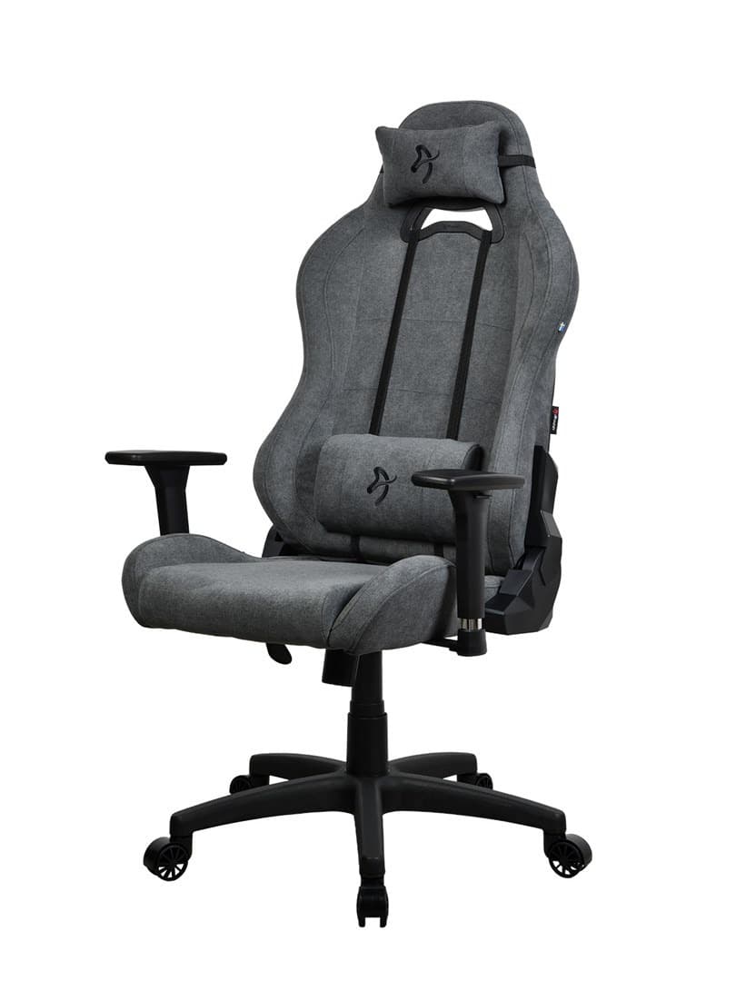 Fotel gamingowy Arozzi Torretta SoftFabric Popielaty