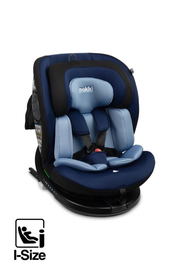 Fotelik samochodowy I-Size 40-150 cm Navy obrotowy