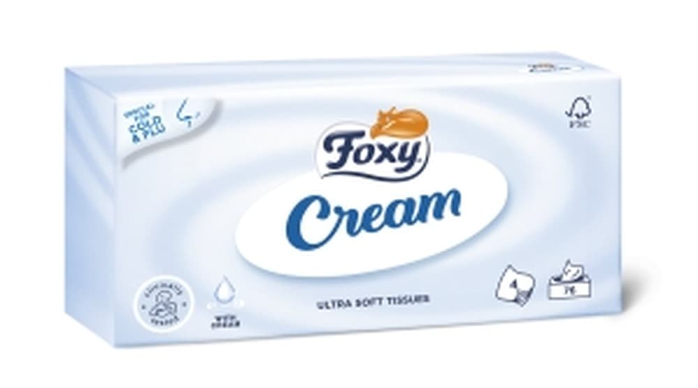 Chusteczki kosmetyczne Foxy Cream 76 sztuk