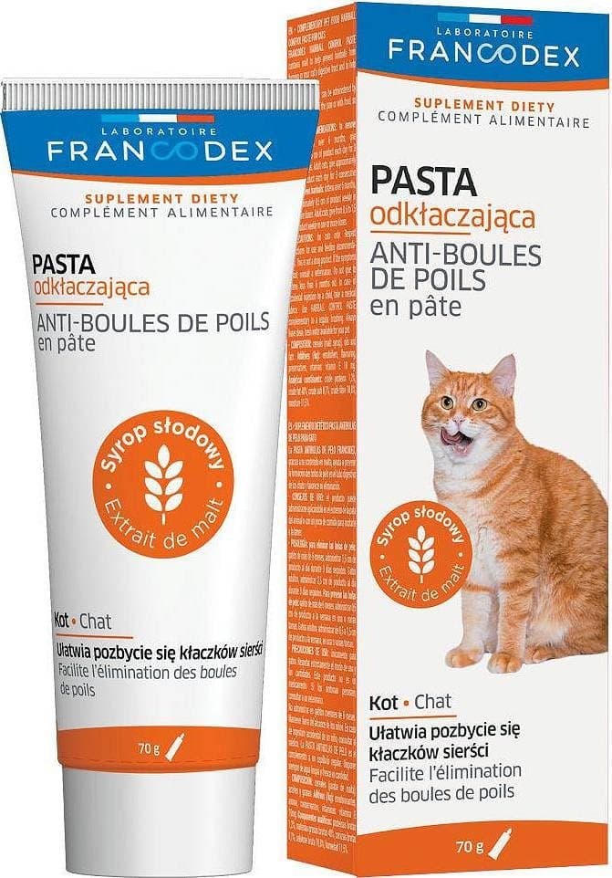 Pasta odkłaczająca dla kota Francodex 70 g