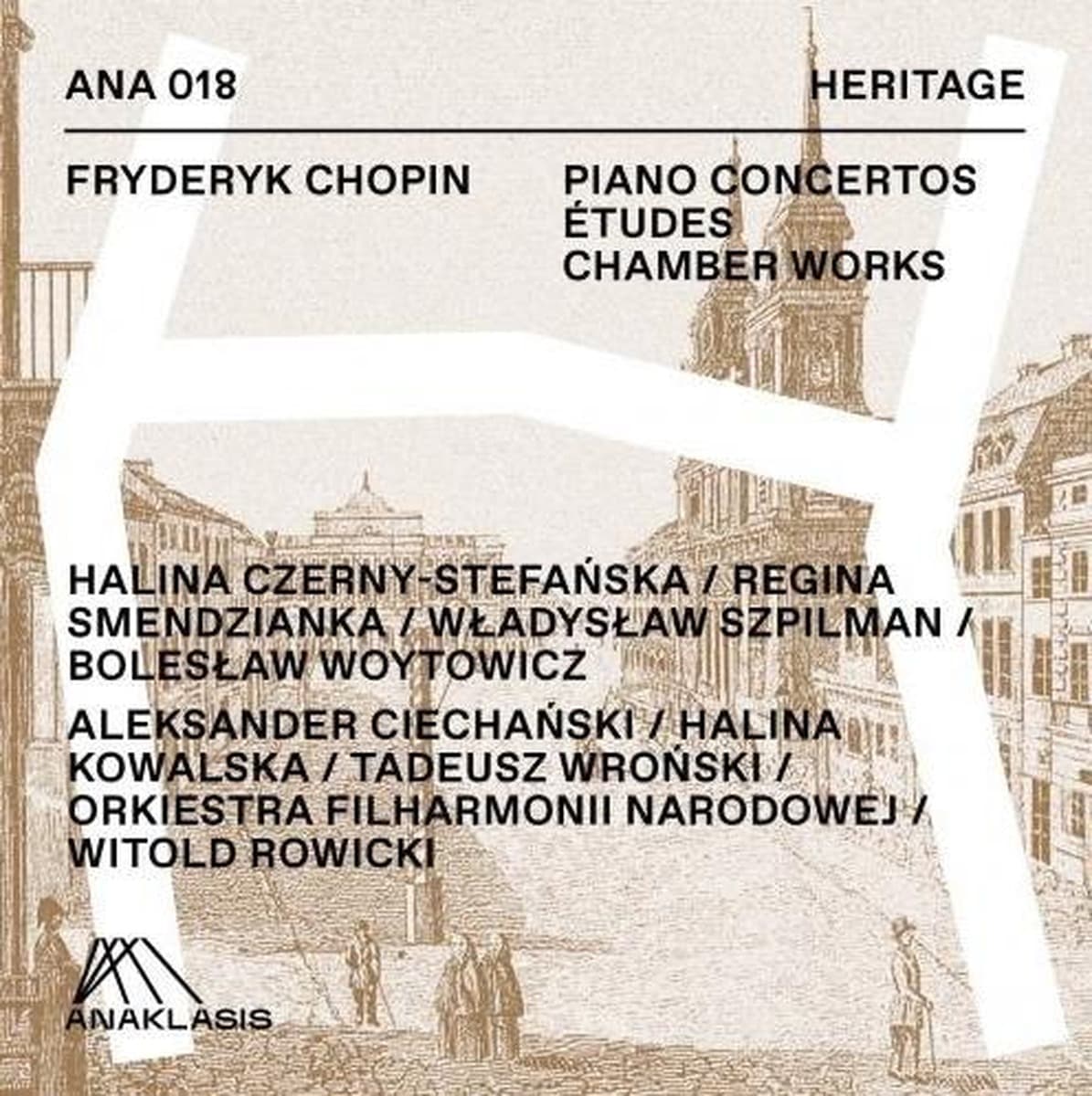 Fryderyk Chopin Koncerty fortepianowe, Etiudy, Utwory kameralne 3CD