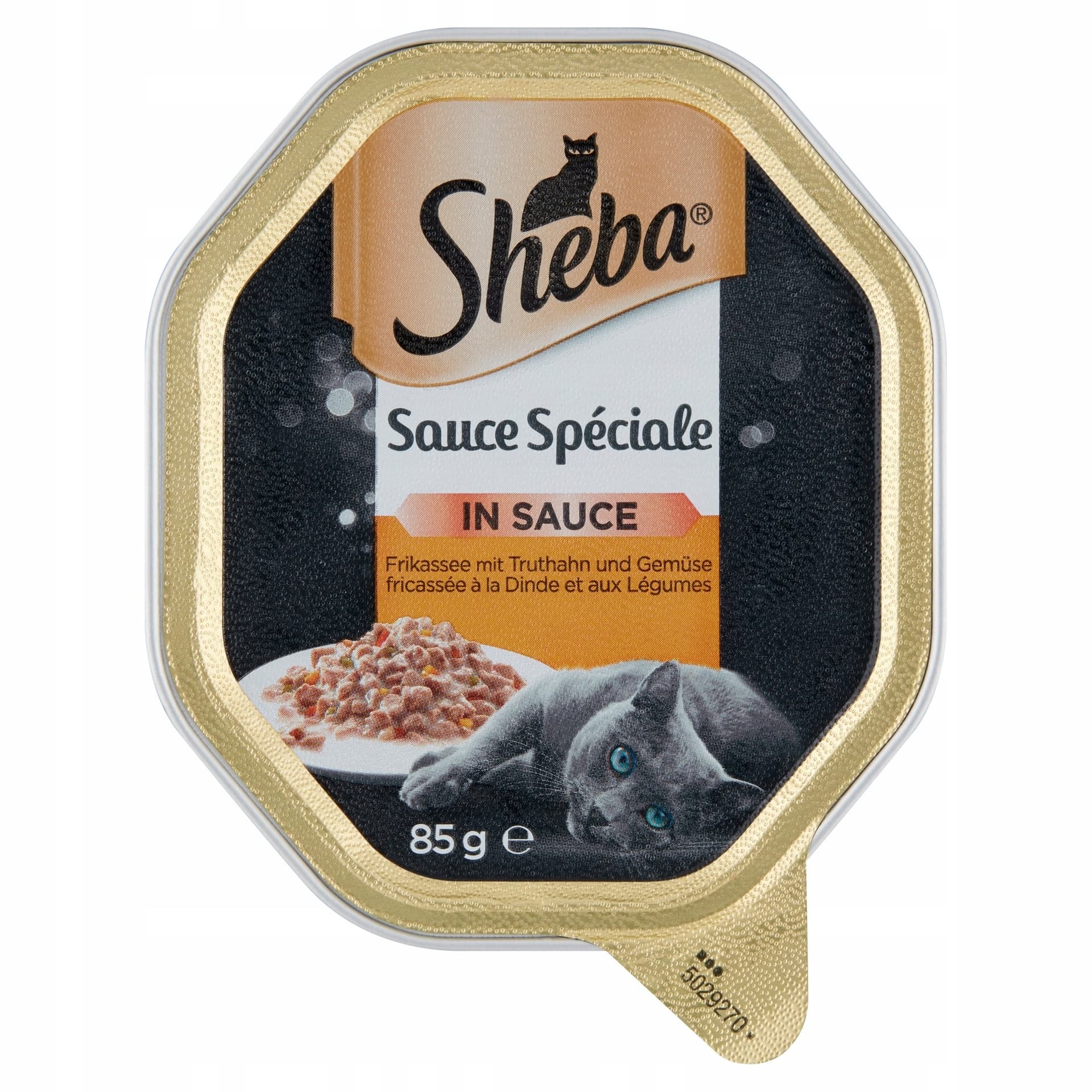 Sheba Tacka Sauce Speciale w sosie Frykasy z indykiem i warzywami 85g