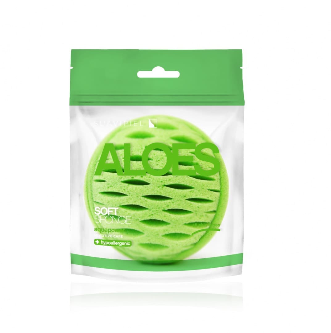 Gąbka do mycia Suavipiel Aloes Soft Sponge