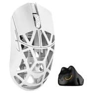 Gamingowa mysz WLMOUSE Beast X Mini Pro Solid Sides, przełączniki Omron Optical - biała