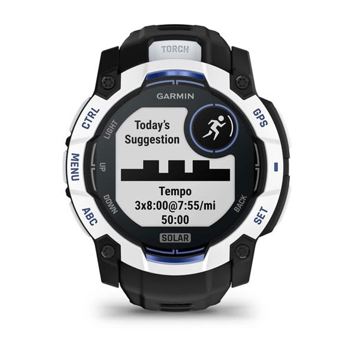 Garmin Instinct 2 Czarno-Biały Smartwatch GPS, Ekran Dotykowy, Monitor Serca