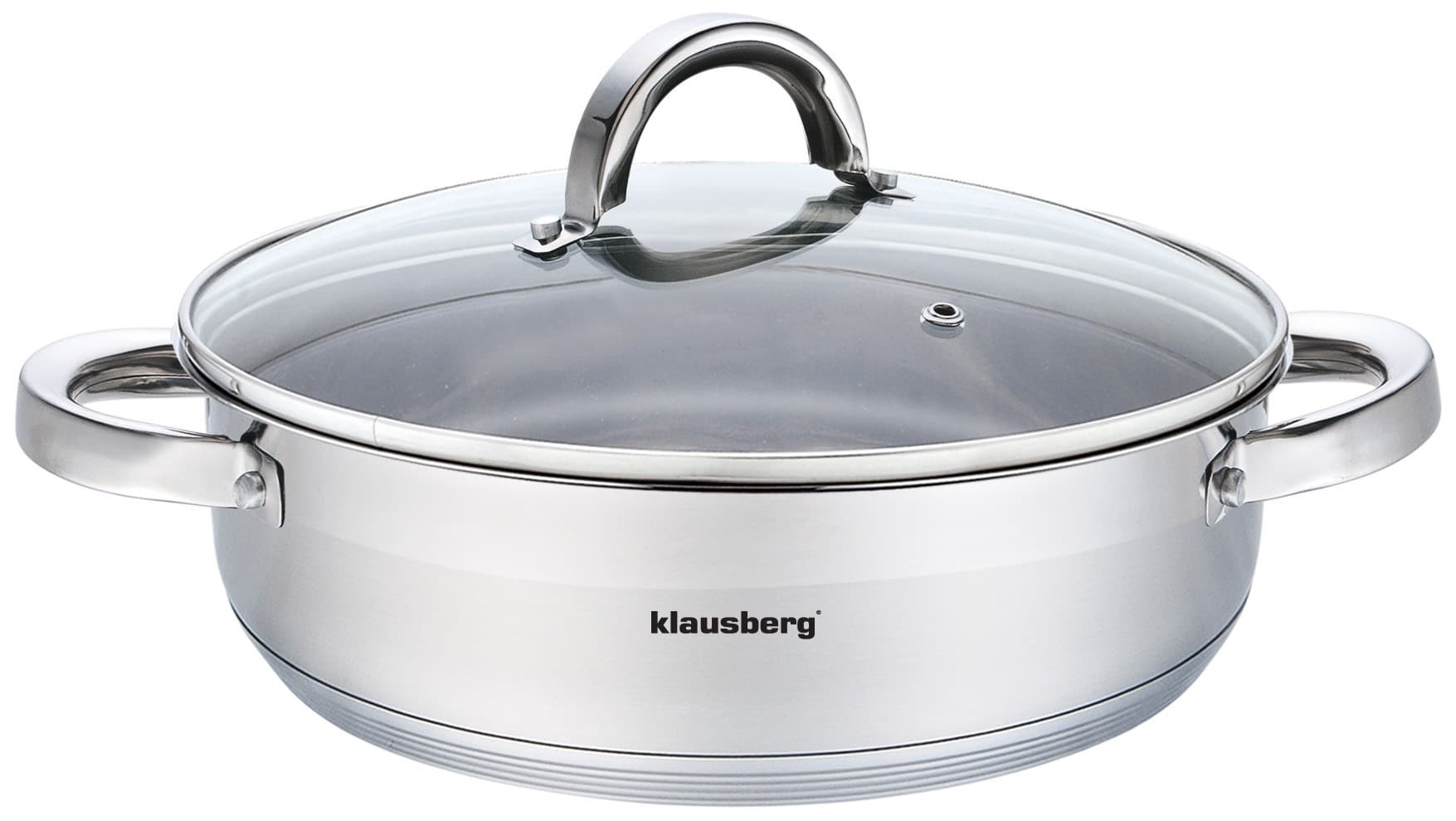Garnek ze stali nierdzewnej Klausberg o średnicy 26 cm i pojemności 4,6 litra