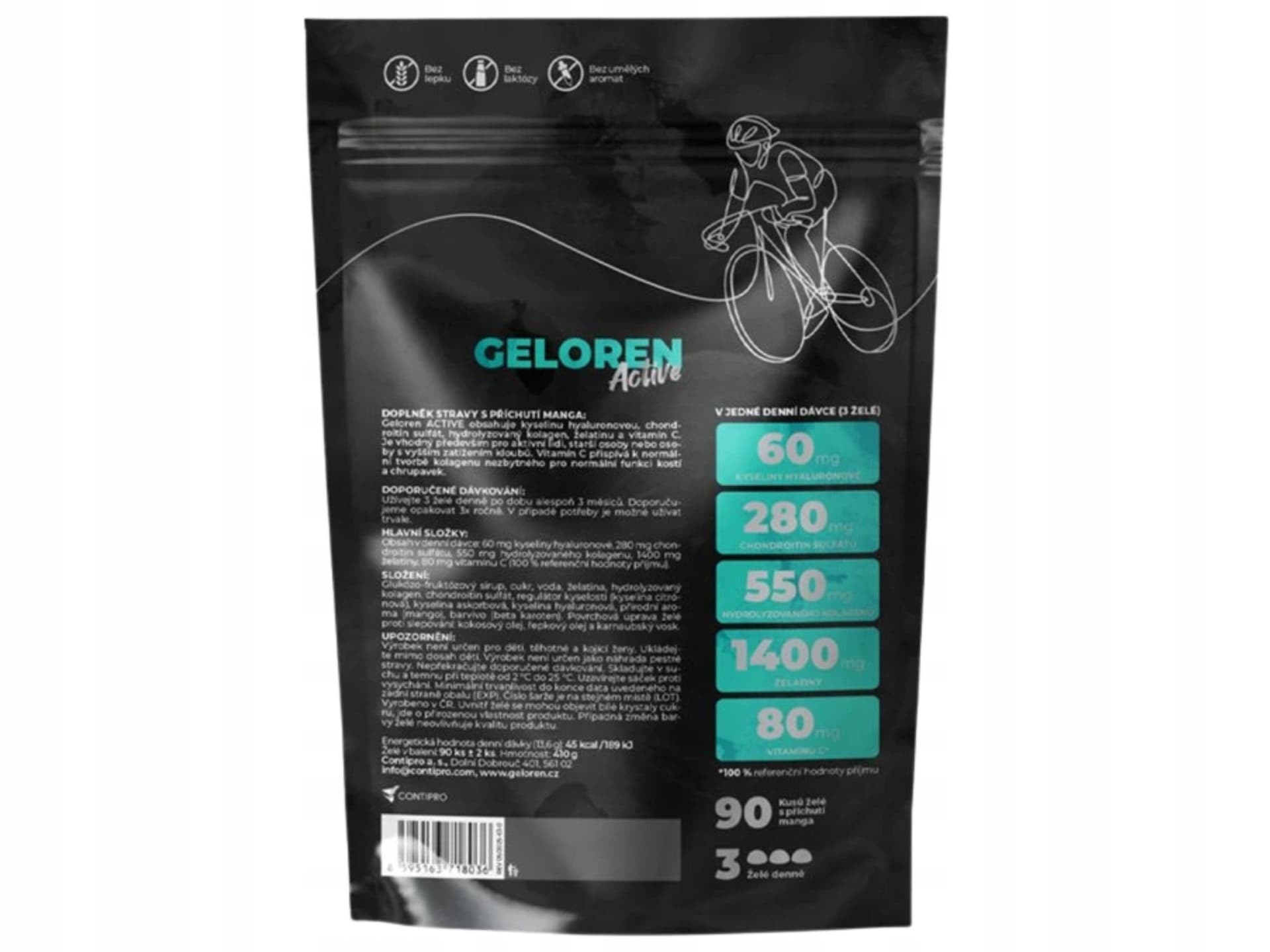 GELOREN Active Mango - 90 kapsułek (410g) - suplement diety na stawy