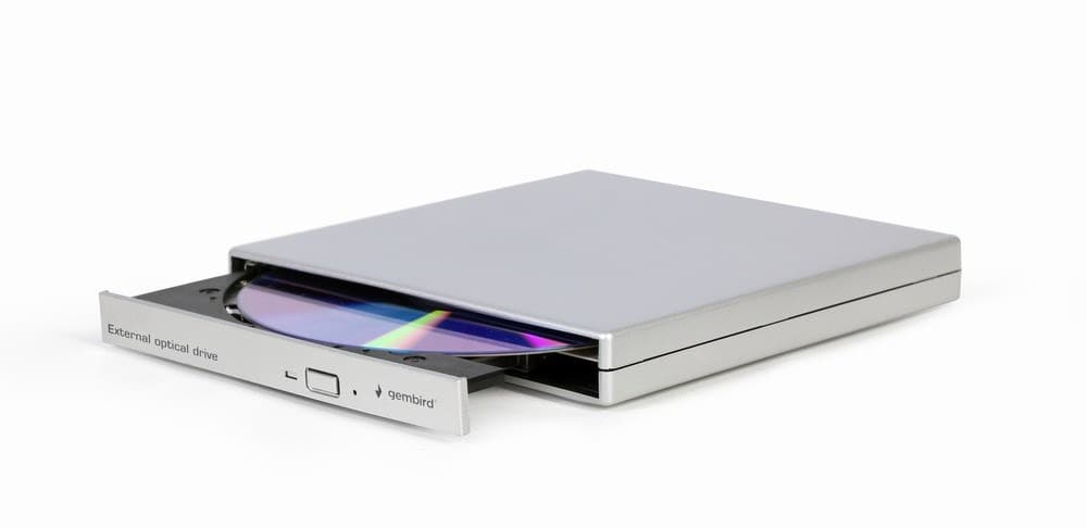 Nagrywarka DVD zewnętrzna 8x CD 24x USB 2.0 srebrna