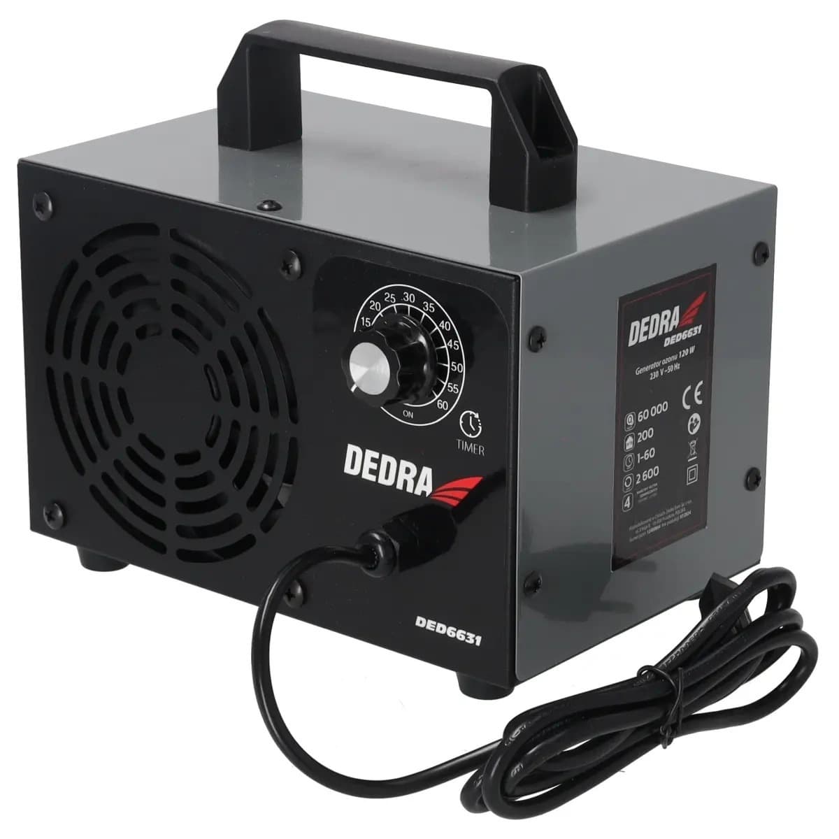 Generator ozonu 60 g/h do pomieszczeń i samochodów