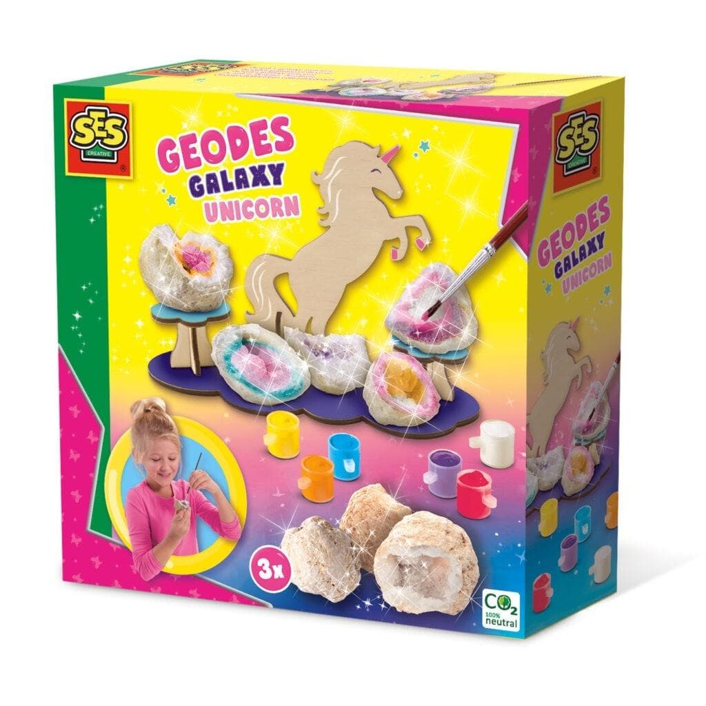 SES Creative Zestaw do Odkrywania Geod z Jednorożcem