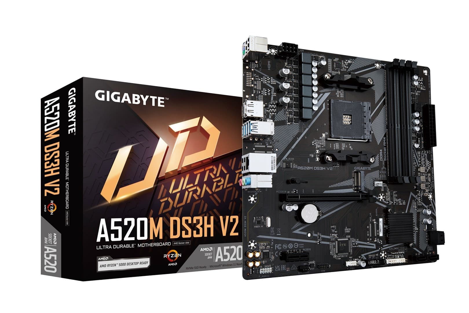 Gigabyte A520M DS3H V2 płyta główna micro ATX Socket AM4