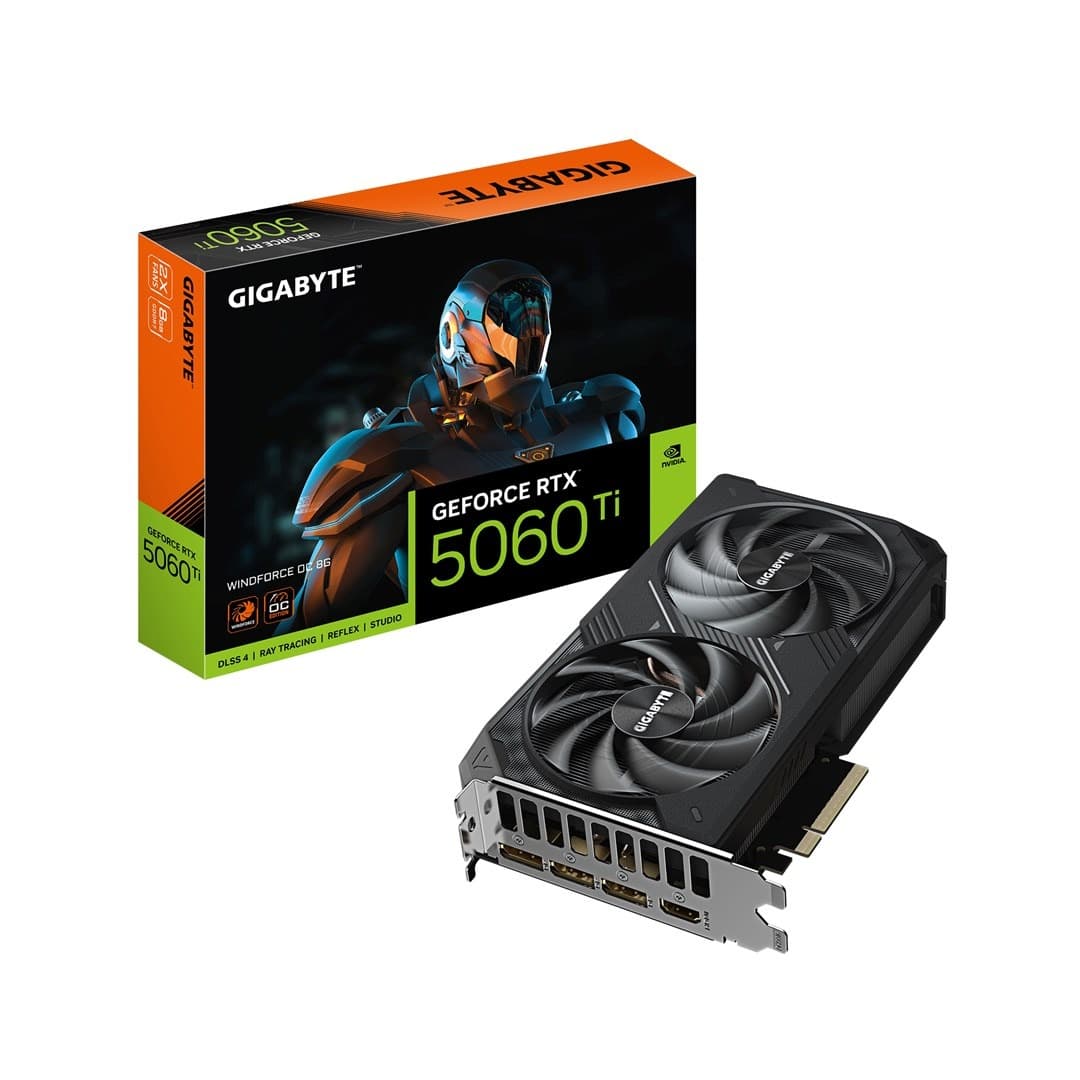 Karta graficzna Gigabyte RTX 5060 Ti WINDFORCE OC 8 GB GDDR7