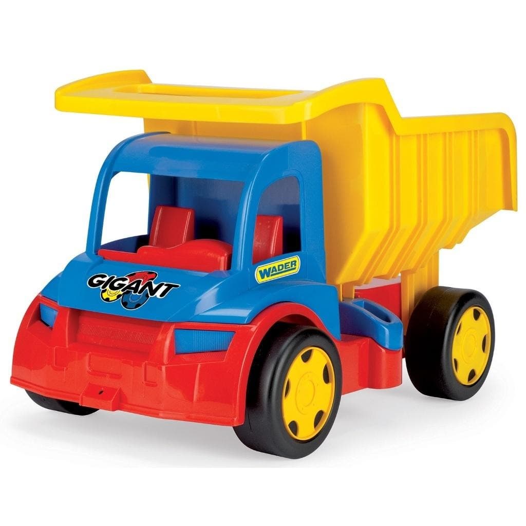 Gigant Truck Wywrotka niebiesko-żółta dla dzieci 55 cm