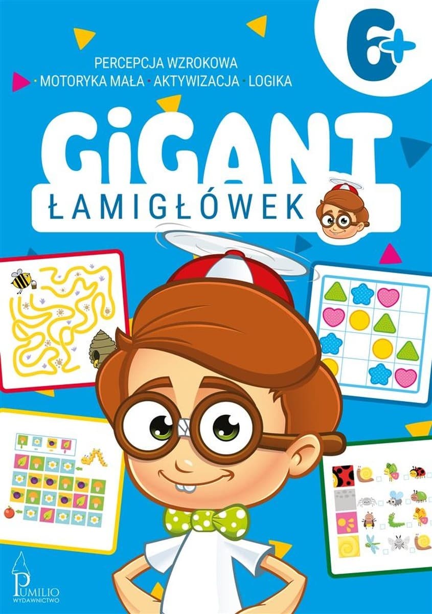 Gigantyczne Łamigłówki dla Dzieci - W Wieku Przedszkolnym i Wczesnoszkolnym