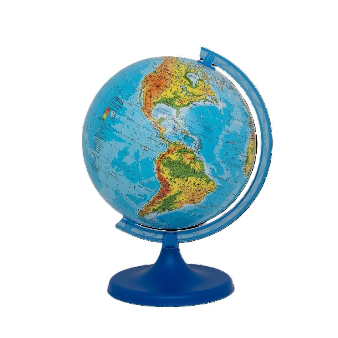 Globus fizyczny w kartonie 16 cm