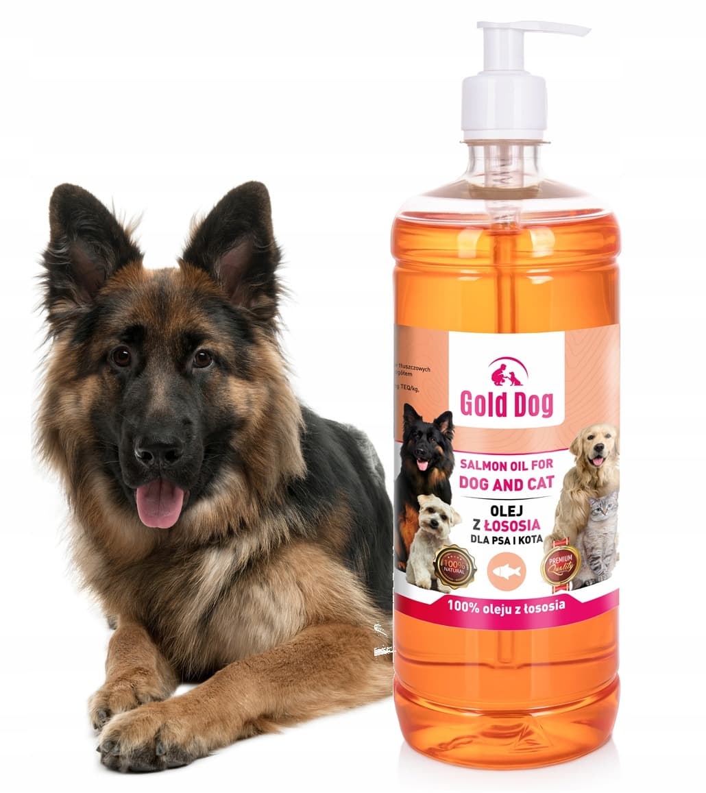 Gold Dog Olej z łososia 1L