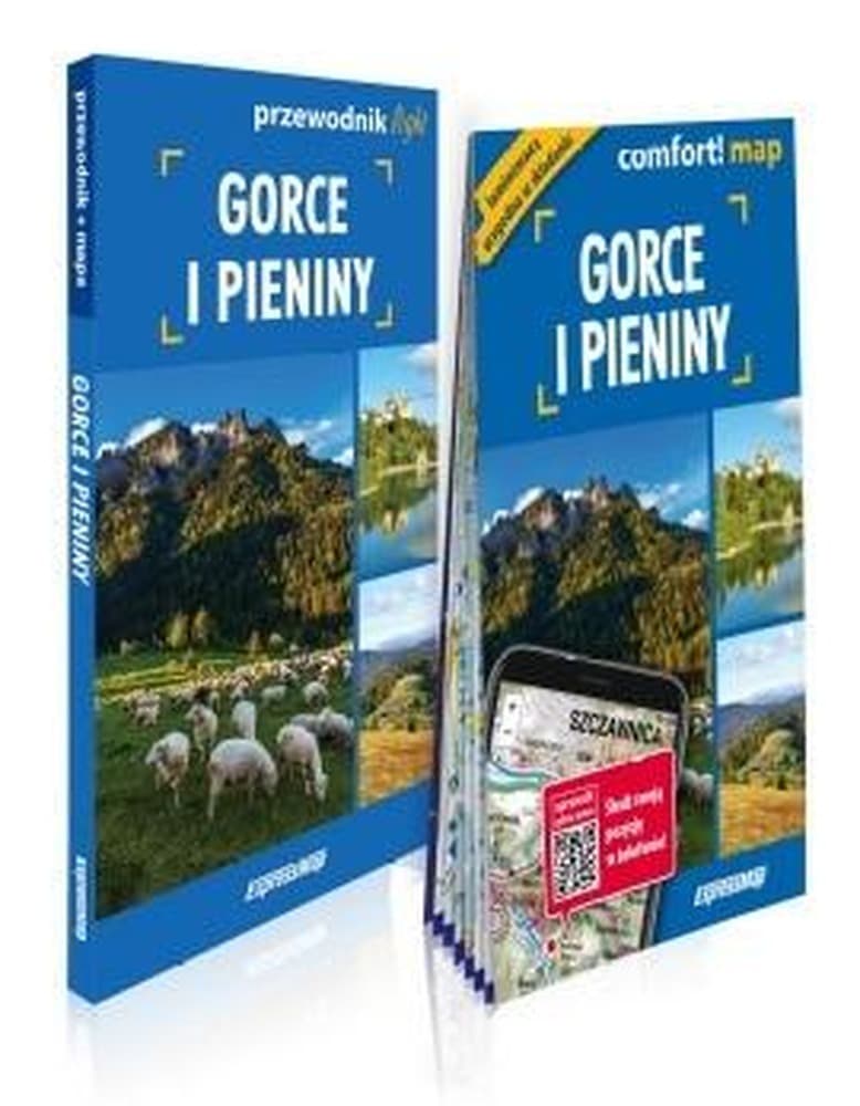 Gorce i Pieniny Lekki przewodnik z mapą