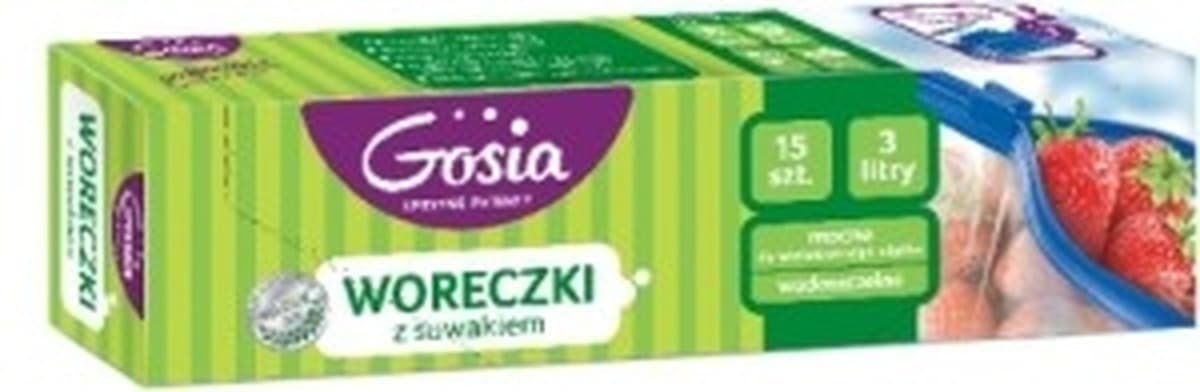 Gosia Worek na śmieci z suwakiem 3 litry