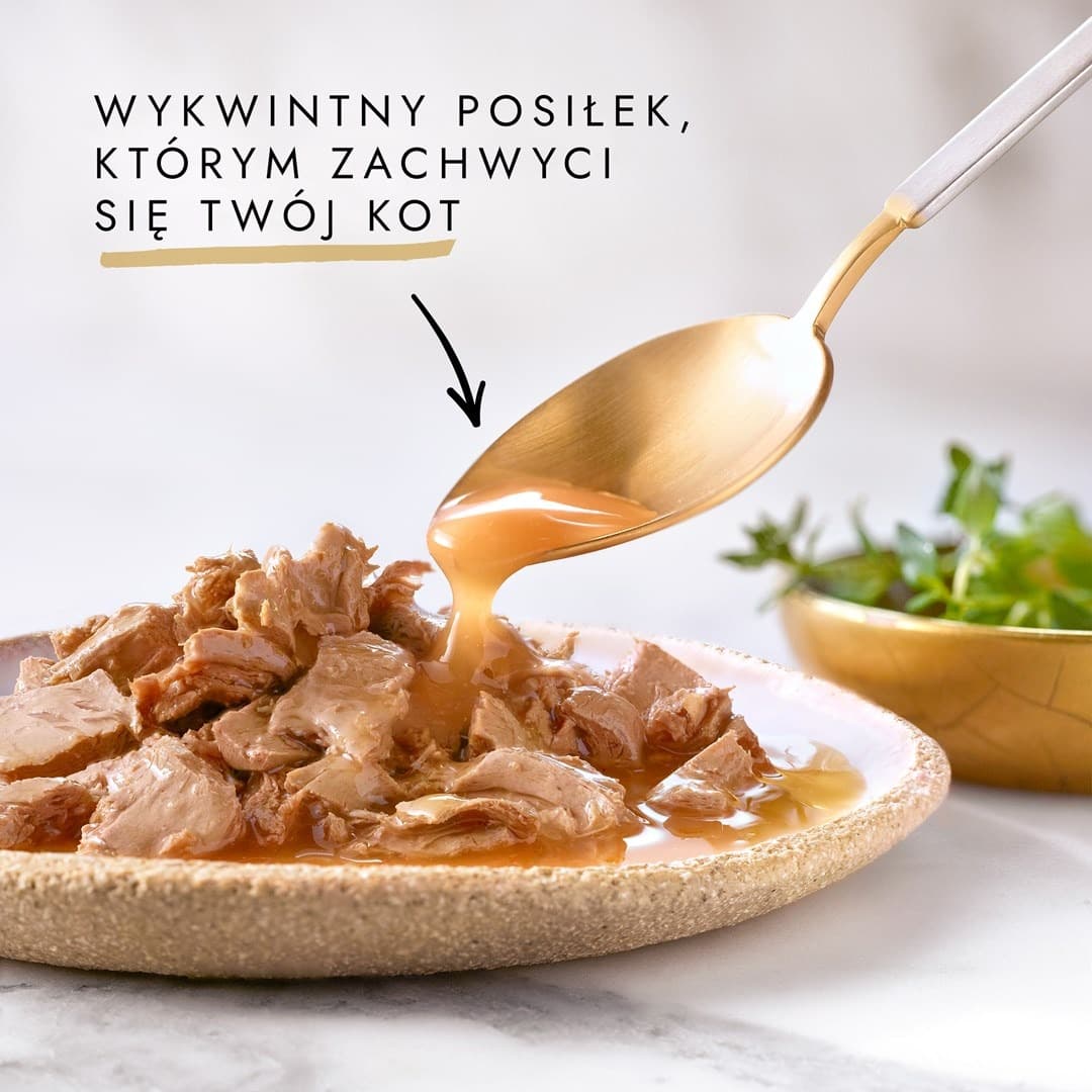 Gourmet Gold Delikatna kompozycja z wołowiną dla kota 85 g