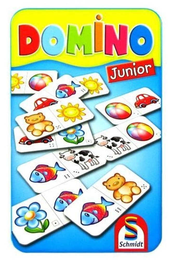 Gra Domino Junior Metalowa Puszka