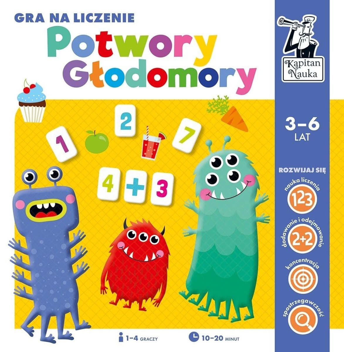 Gra Głodomory Potwory Kapitan Nauka