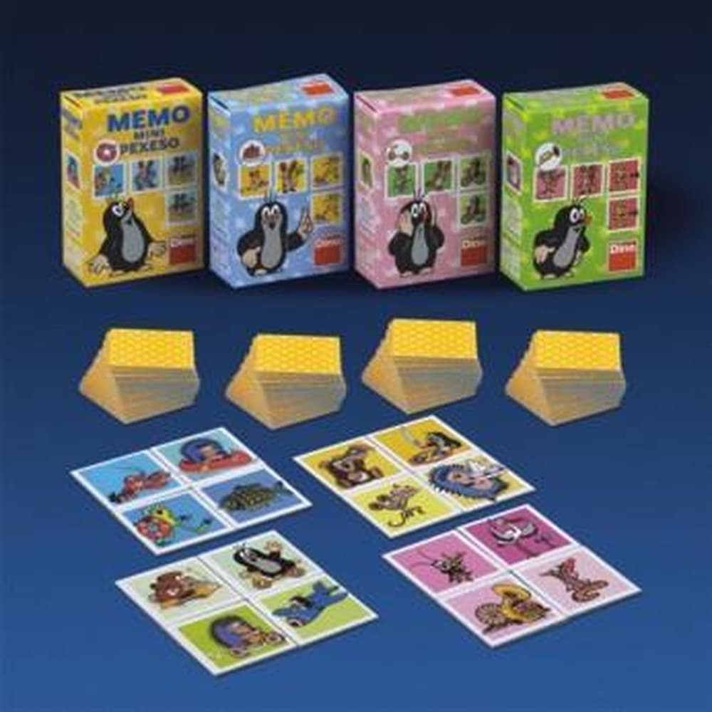 Gra Karciana Memo Krecik Dino dla dzieci Dino Toys