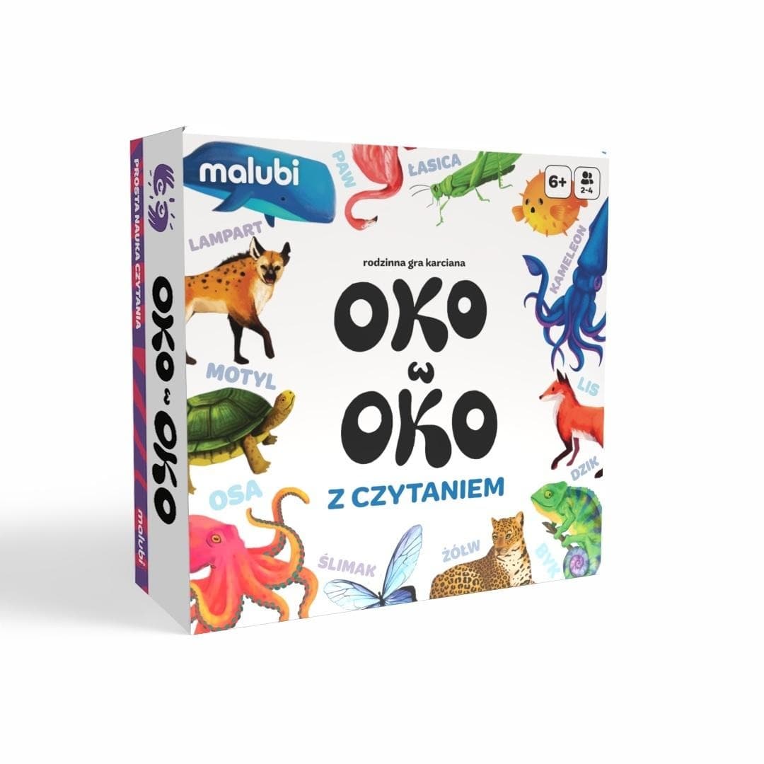 Gra karciana Oko w Oko z Czytaniem Malubi