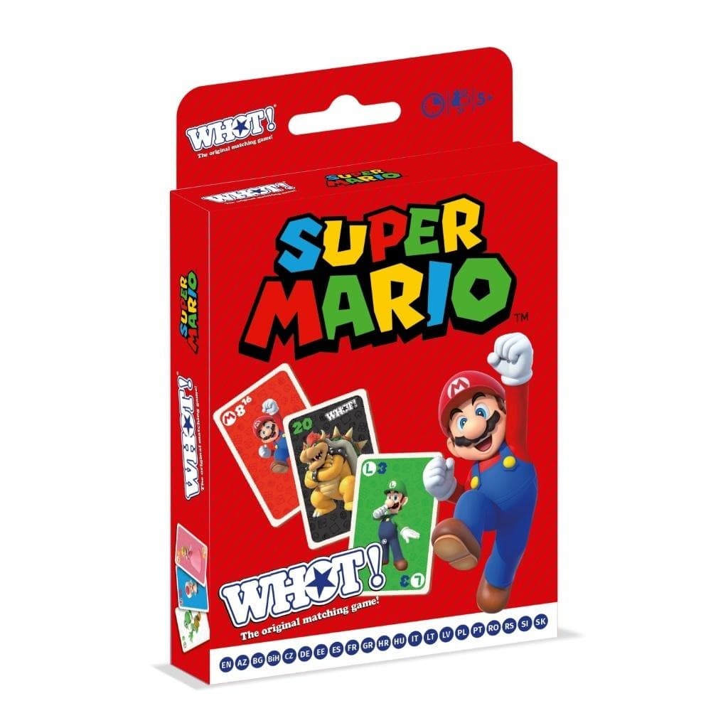Gra karciana WHOT! Super Mario dla 2 graczy od 5 lat
