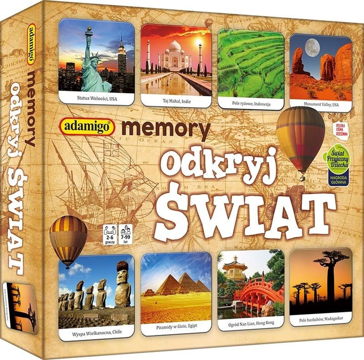 Gra Memory odkryj świat