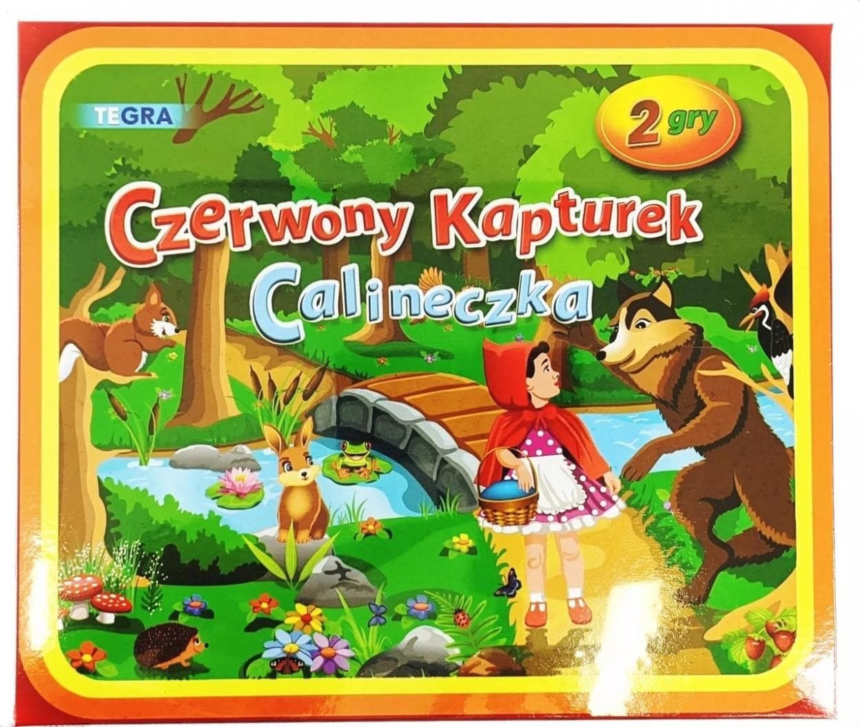 Gra planszowa Czerwony Kapturek i Calineczka dla dzieci Tegra od 7 lat