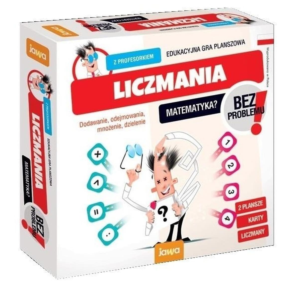 Gra planszowa Liczmania z Profesorkiem dla Dzieci 6-10 lat